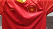 Maglia della nazionale del Vietnam (collezione Simone Panizzi, foto Daniele Dei)