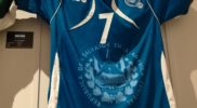 Maglia della nazionale di El Salvador (collezione Simone Panizzi, foto Daniele Dei)