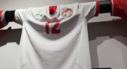 Maglia della nazionale del Tajikistan (collezione Simone Panizzi, foto Daniele Dei)