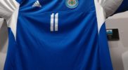 Maglia della nazionale di San Marino (collezione Simone Panizzi, foto Daniele Dei)