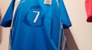 Maglia della nazionale di Anguilla (collezione Simone Panizzi, foto Daniele Dei)