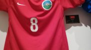 Maglia della nazionale di Timor Est (collezione Simone Panizzi, foto Daniele Dei)