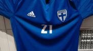 Maglia della nazionale della Finlandia (collezione Simone Panizzi, foto Daniele Dei)