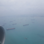 La rotta del commercio navale tra Singapore e l’Indonesia (foto Daniele Montecchi per Malatidigeografia.it)